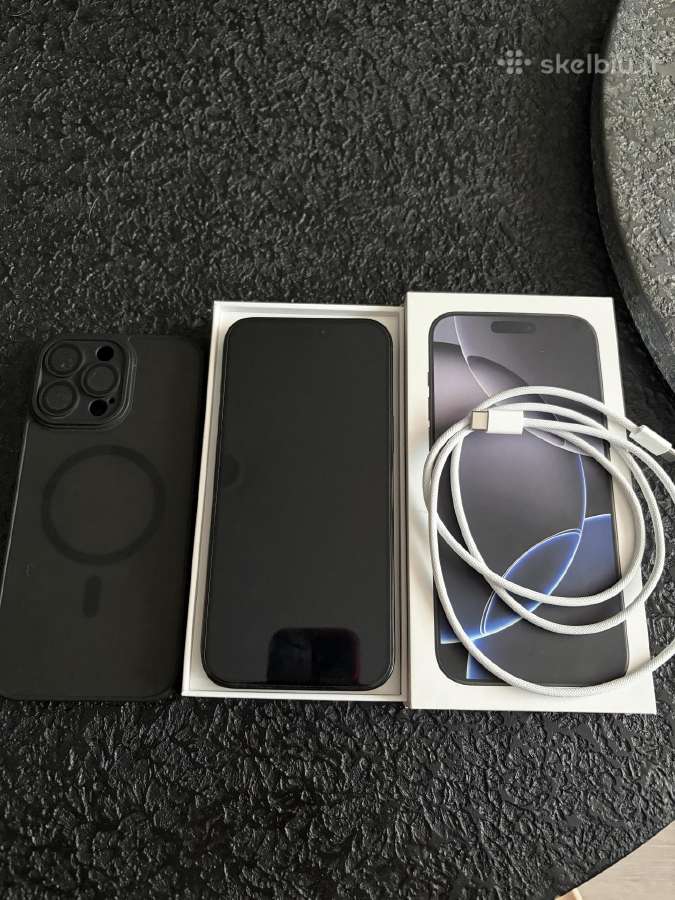 iPhone 16 pro max Black 256gb