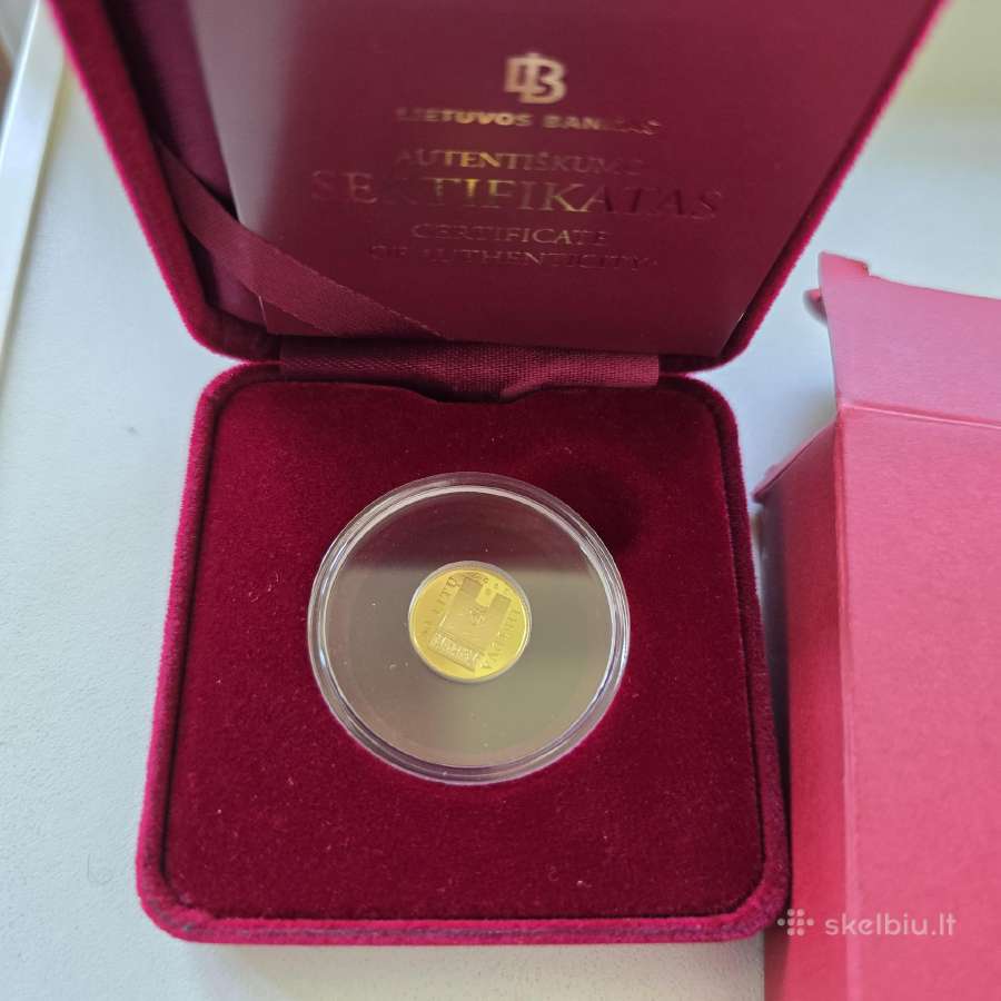 Lietuva 2007m 10lt Aušros vartai Ag999 1,24g