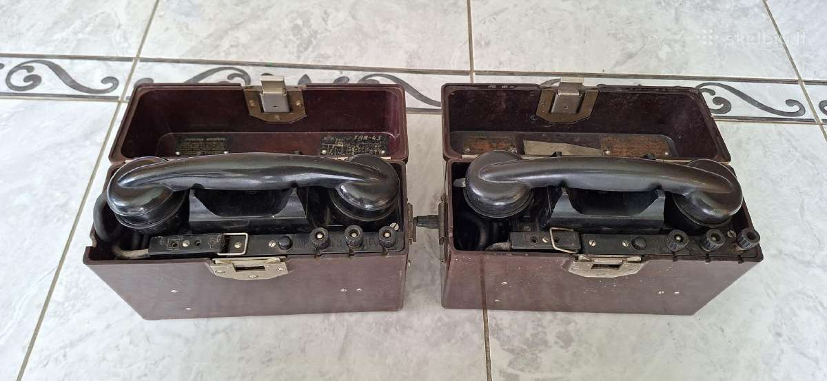 Tarybiniai (TSRS) lauko telefonai Tai-43 (таи-43) - nuotraukos Nr. 6
