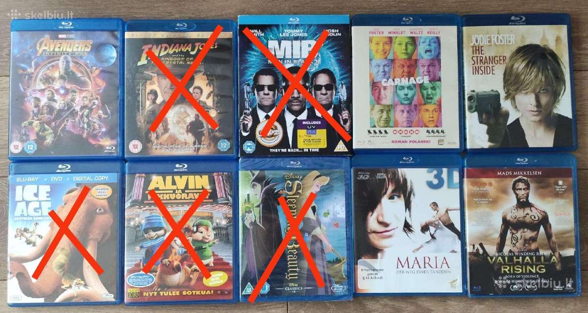 Blu ray diskai