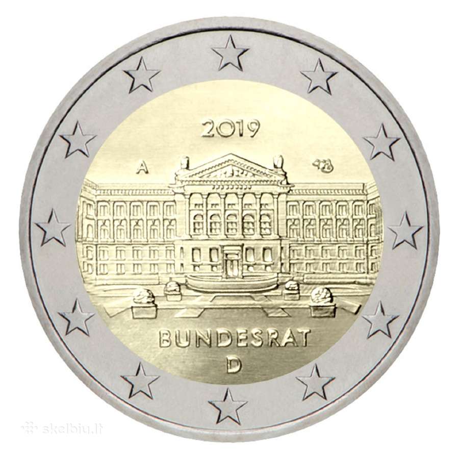 Vokietija 2 euro 2019 - Bundesrat