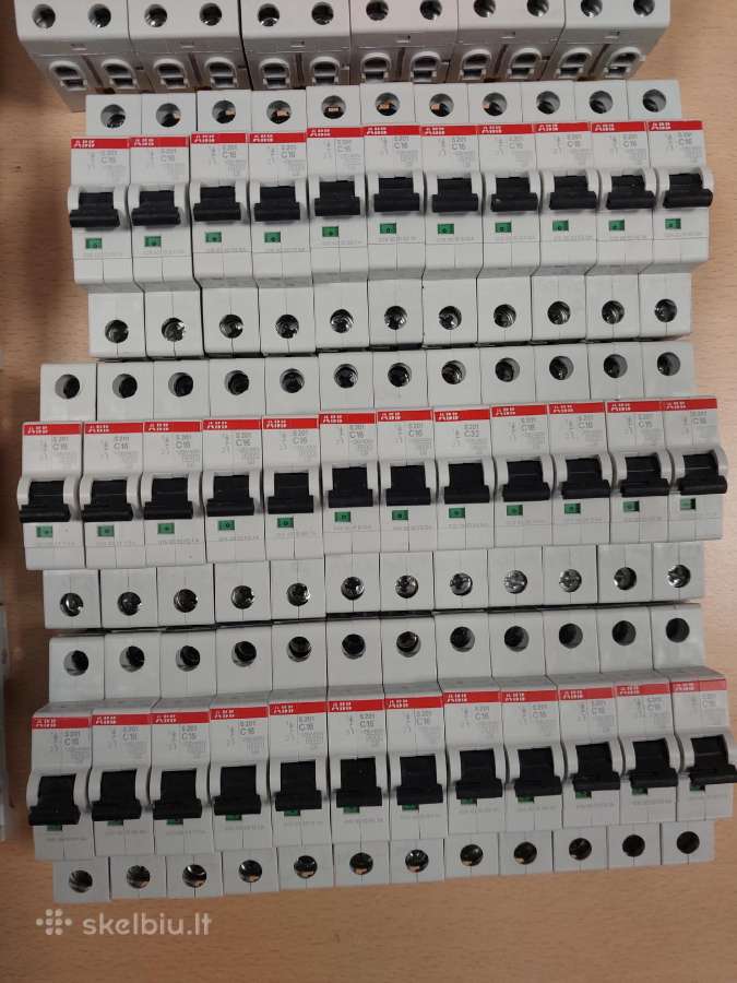 Abb automatai ir nuotekio rėlės, šynos - nuotraukos Nr. 2