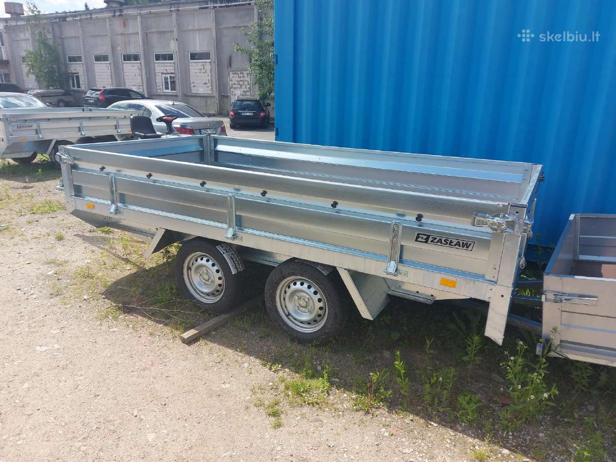 Dviejų ašių Zaslaw priekaba-platforma - nuotraukos Nr. 4