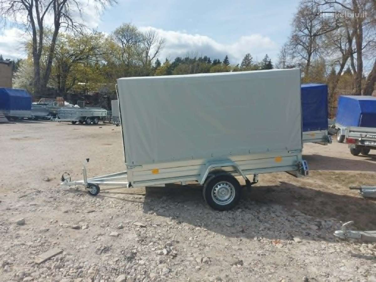 2,7 x 1,5m nauja bortinė linginė priekaba Rydwan - nuotraukos Nr. 13