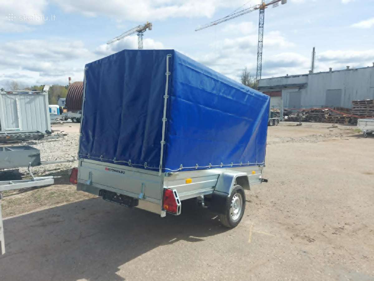 2,7 x 1,5m nauja bortinė linginė priekaba Rydwan - nuotraukos Nr. 23
