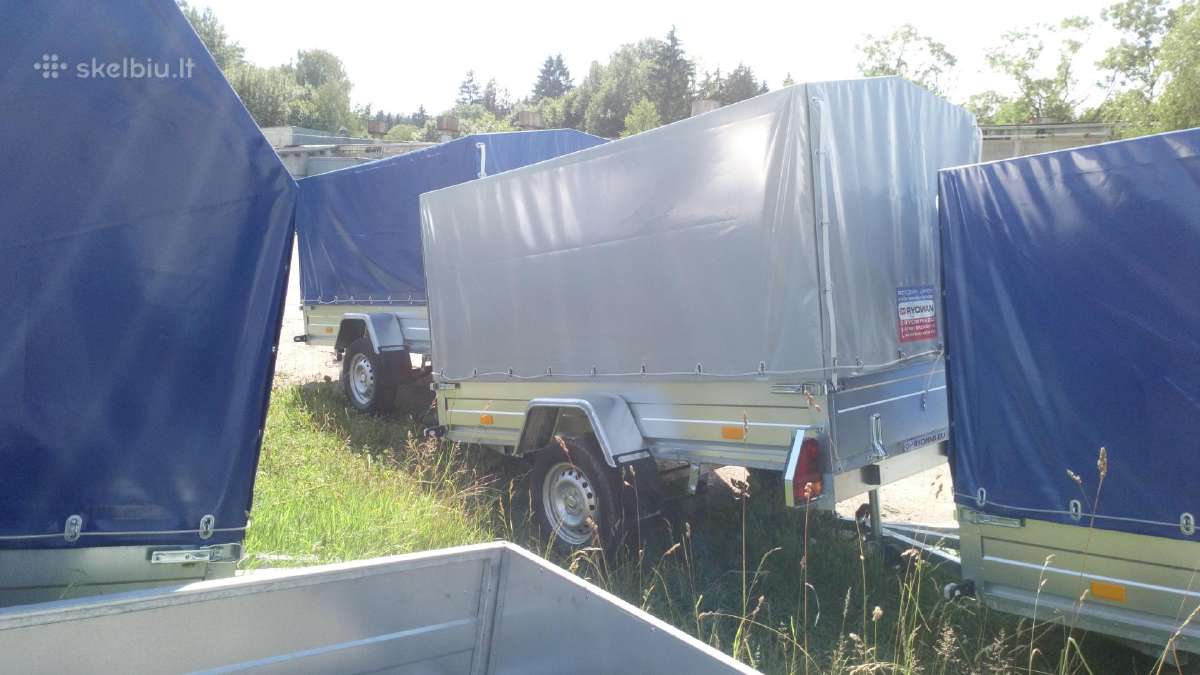 2,5 x 1.5m nauja linginė priekaba Rydwan - nuotraukos Nr. 13