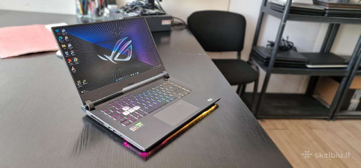 Asus Strix G15, Ryzen 7, Rtx 3060 6g. Rgb - nuotraukos Nr. 3