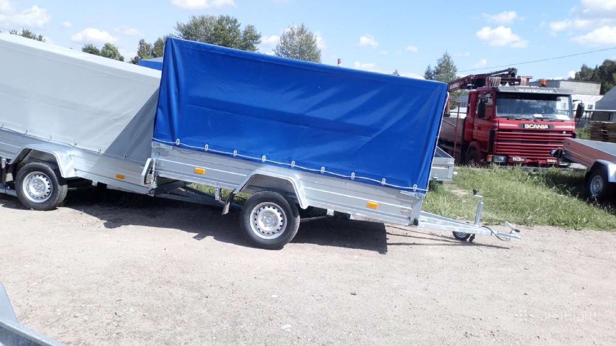 2,5 x 1.5m nauja linginė priekaba Rydwan - nuotraukos Nr. 19