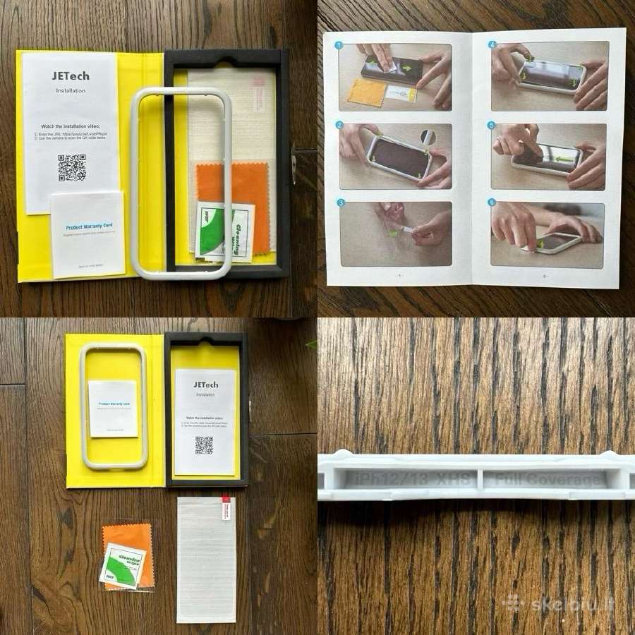 Apple iPhone 13 / 13 Pro Apsauginis Stiklas (1vnt) - nuotraukos Nr. 4