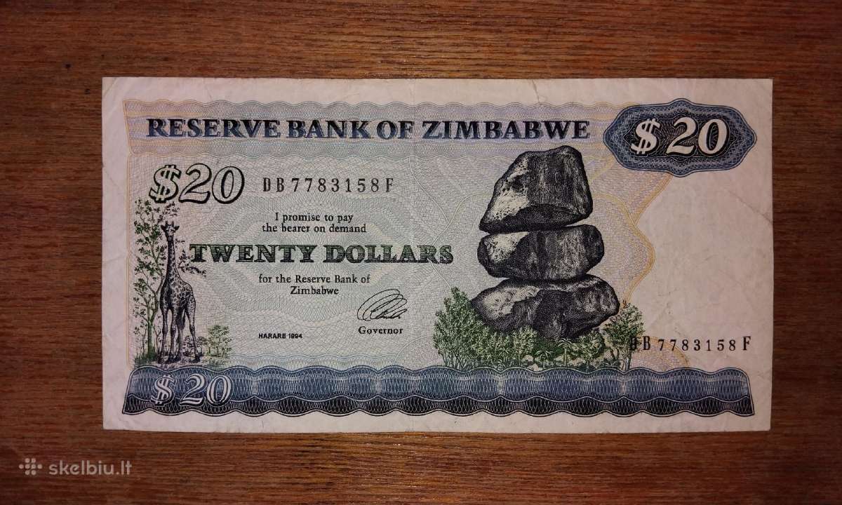 Zimbabvės 20 $ banknotas