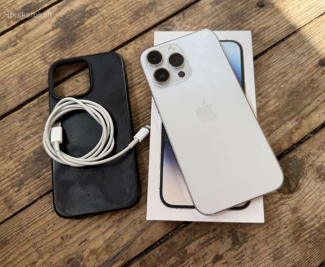 Apple iPhone 14 Pro Max 128gb Silver 10/10