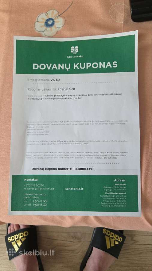 Parduotu už 50 evro