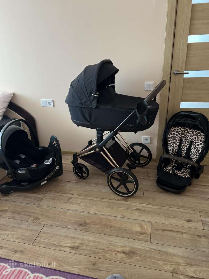 Cybex Priam V4 2in1 +Elektrinis Lopšys Dovanu