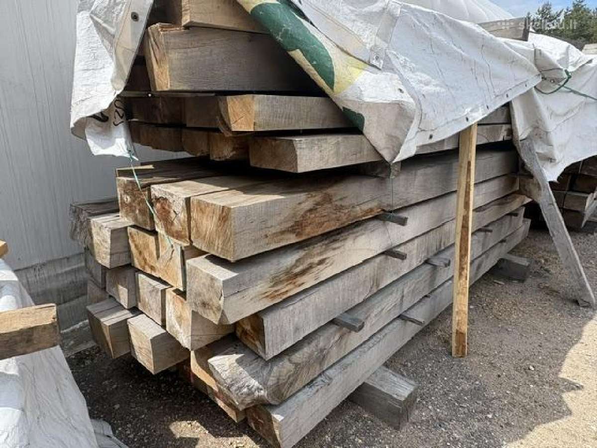 Ąžuolo balkiai, brusai