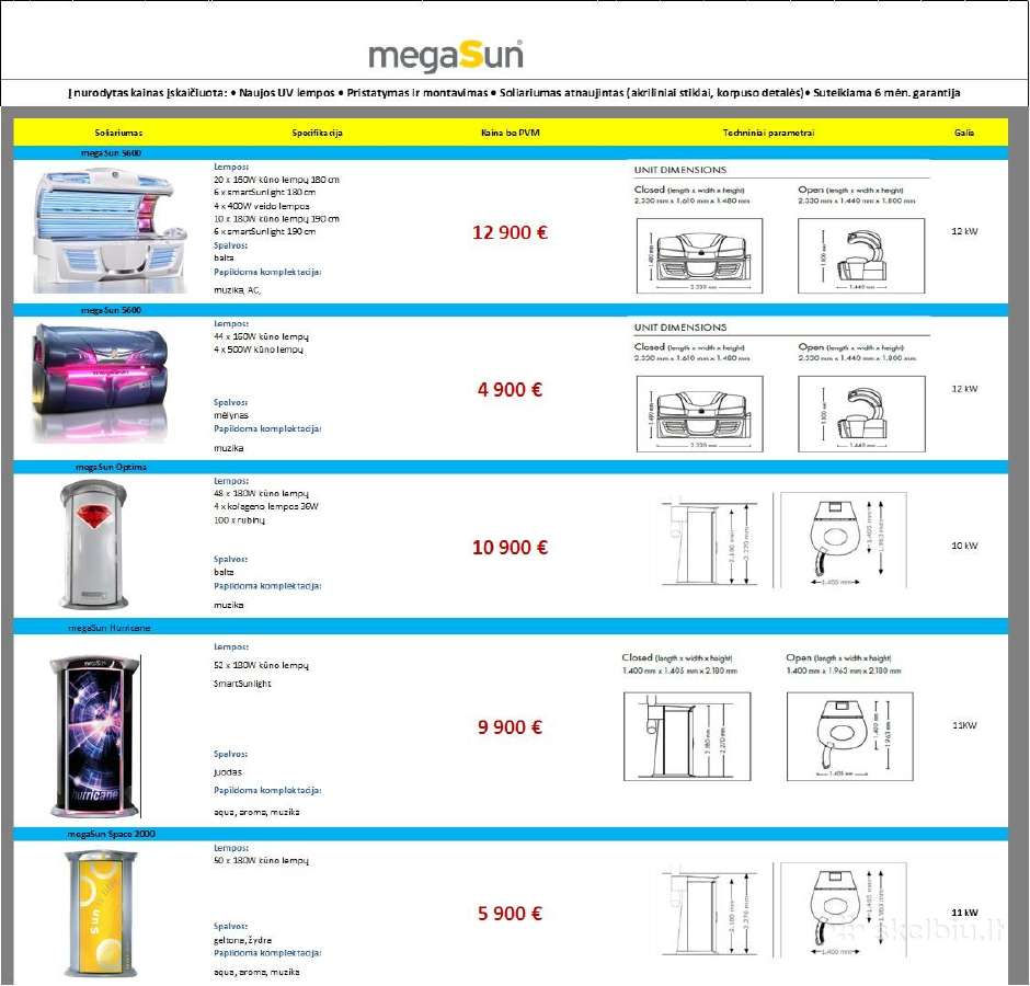 Išskirtinis megasun įrangos atstovas Lietuvoje. - nuotraukos Nr. 17