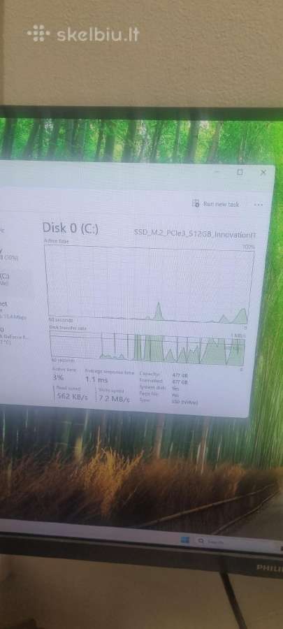 Stacionarus kompiuteris Amd Ryzen 5 5500 rtx 3060t - nuotraukos Nr. 4