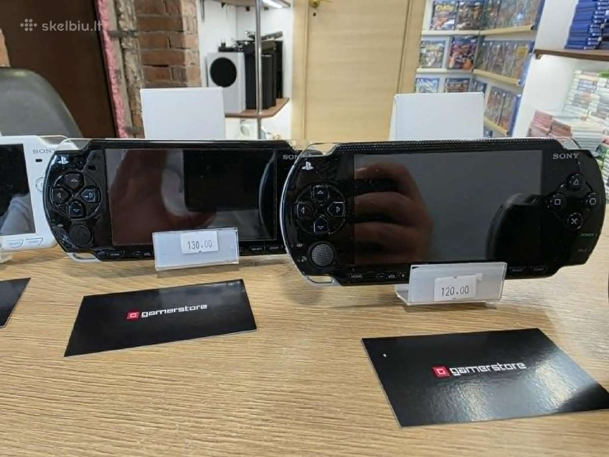 Sony Playstation Portable Konsolės Su Garantija - nuotraukos Nr. 3