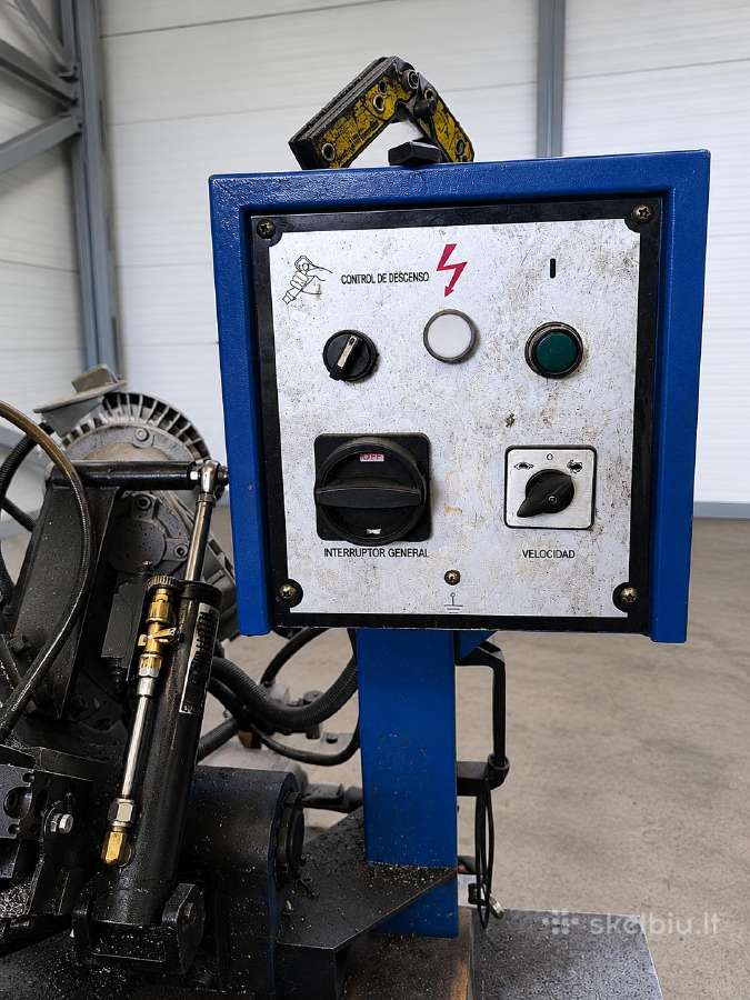 Juostinės metalo pjovimo staklės Belflex Bf-350 DS - nuotraukos Nr. 3