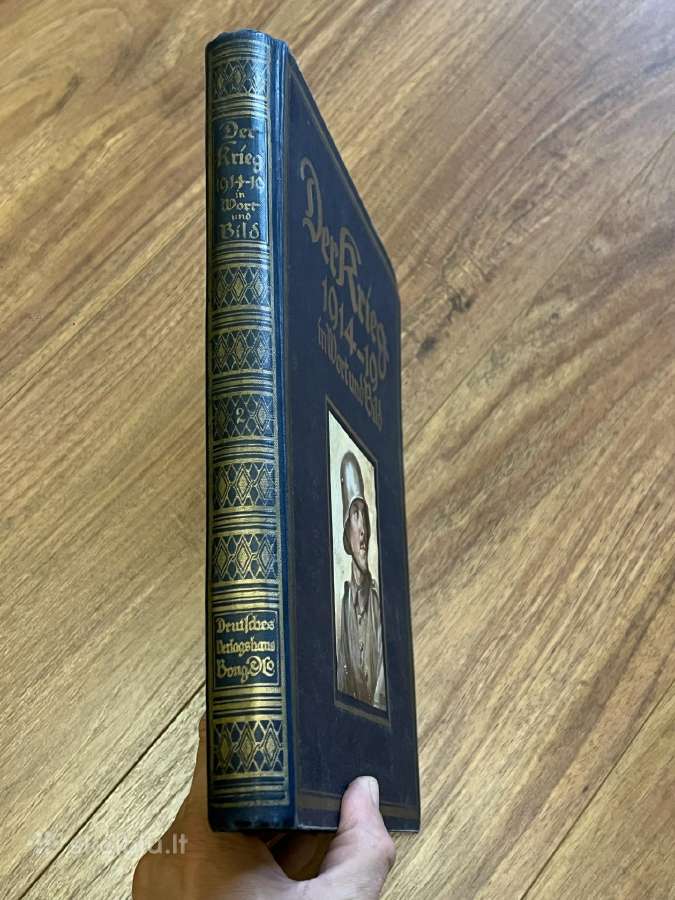 Knyga apie 1pk Der Krieg 1914-1919 - nuotraukos Nr. 2