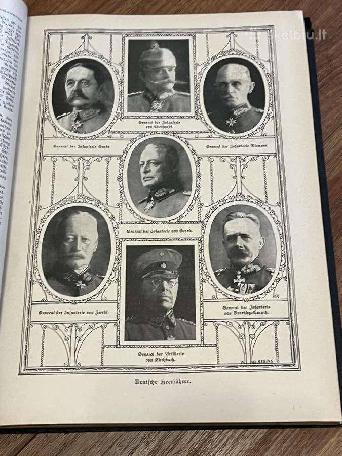Knyga apie 1pk Der Krieg 1914-1919 - nuotraukos Nr. 13