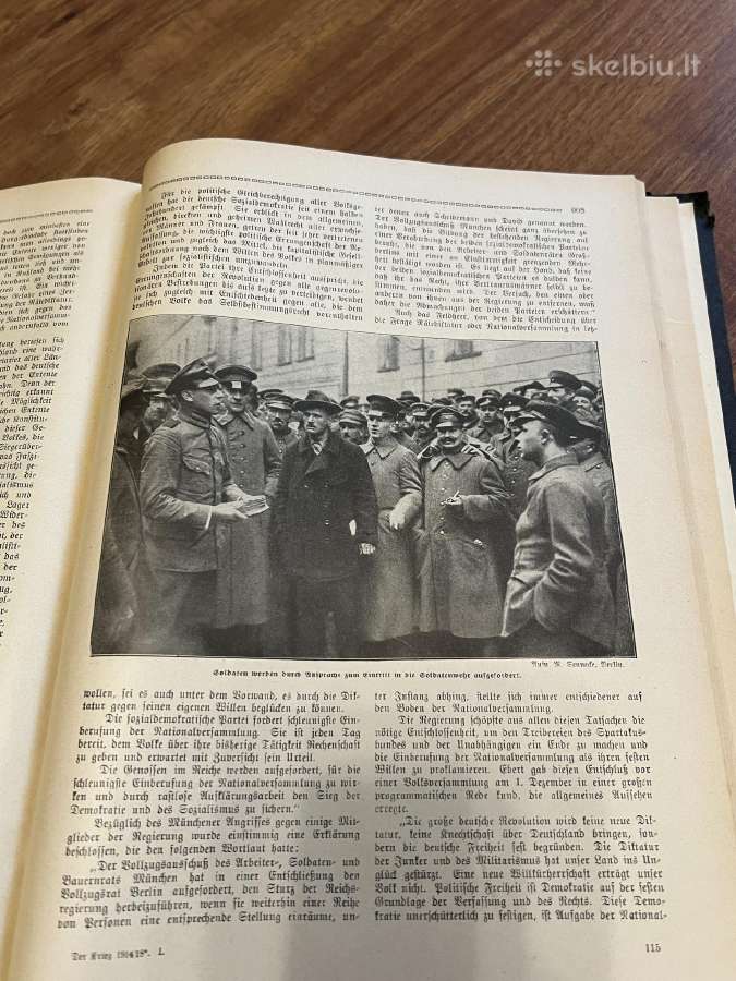 Knyga apie 1pk Der Krieg 1914-1919 - nuotraukos Nr. 18