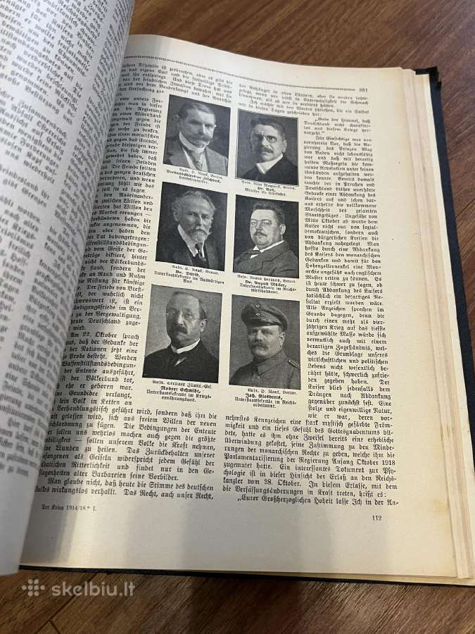 Knyga apie 1pk Der Krieg 1914-1919 - nuotraukos Nr. 21