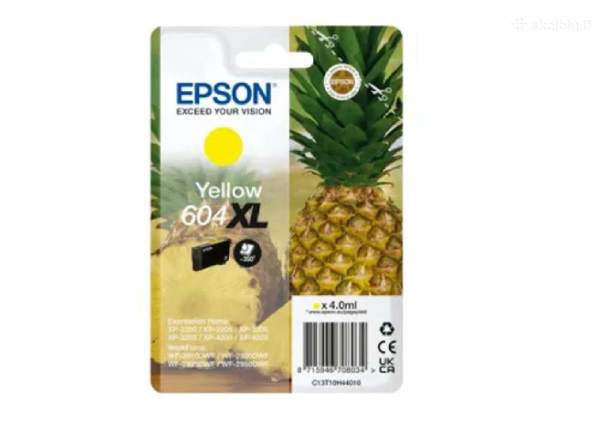 Spausdintuvo kasetes Epson 604xl