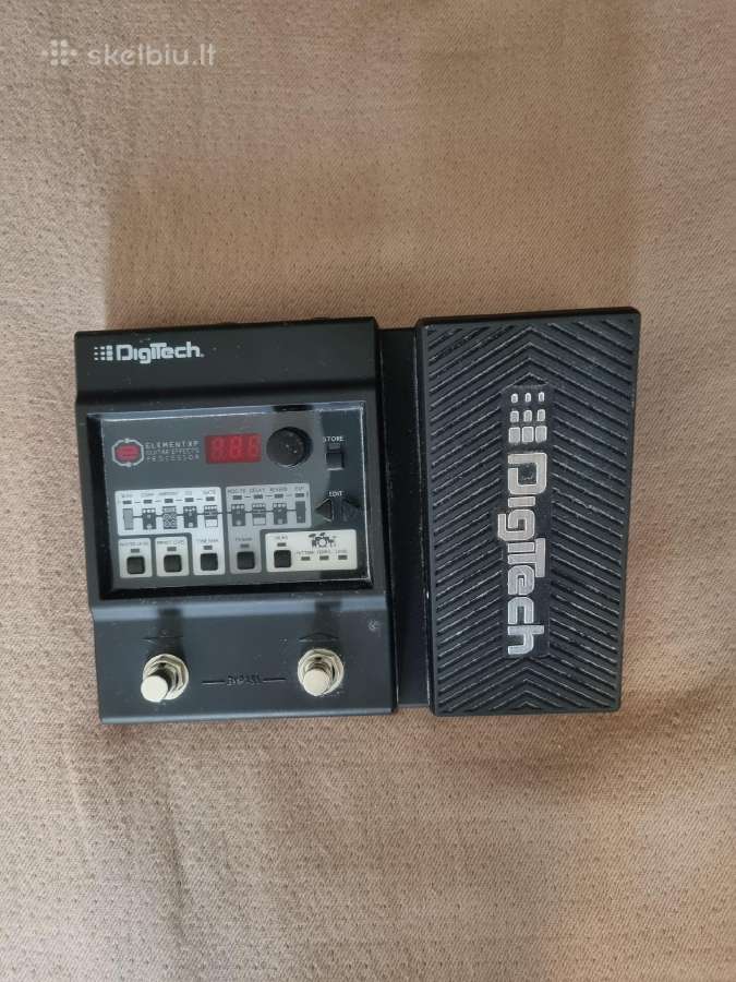 Multiefektų pedalas Digitech Element + kabeliai
