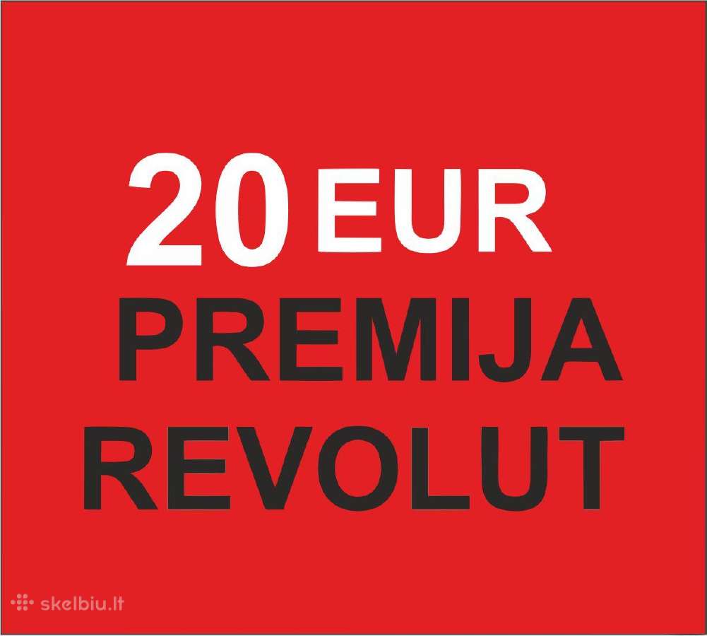 20 Eur Uždarbis už prisiregistravimą
