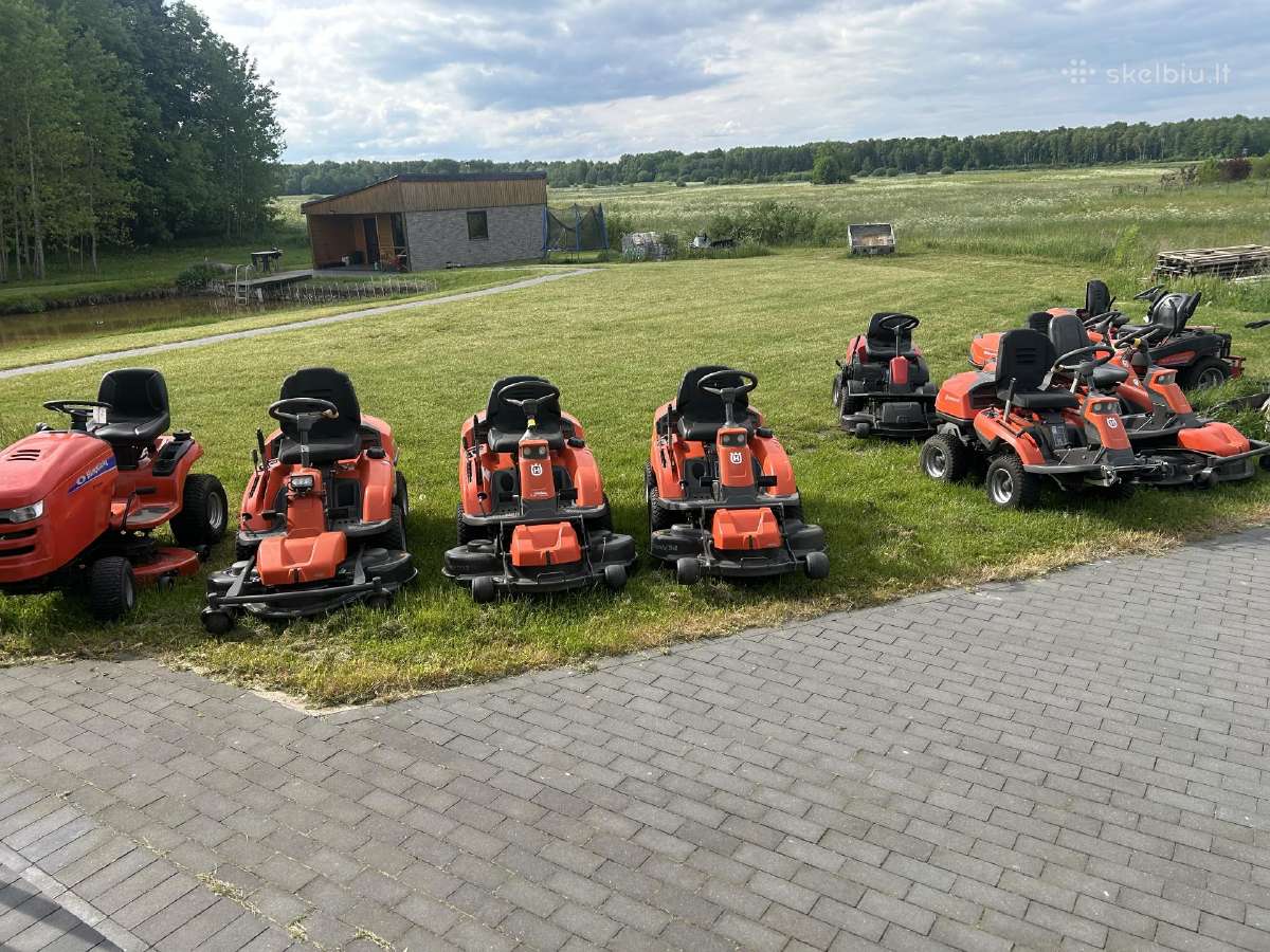 Naujas traktoriukas Husqvarna R214tc 103cm deka - nuotraukos Nr. 8