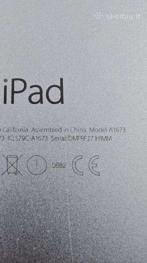 iPad Pro 9.7" 256gb Wi-fi Space Gray A1673 - nuotraukos Nr. 10