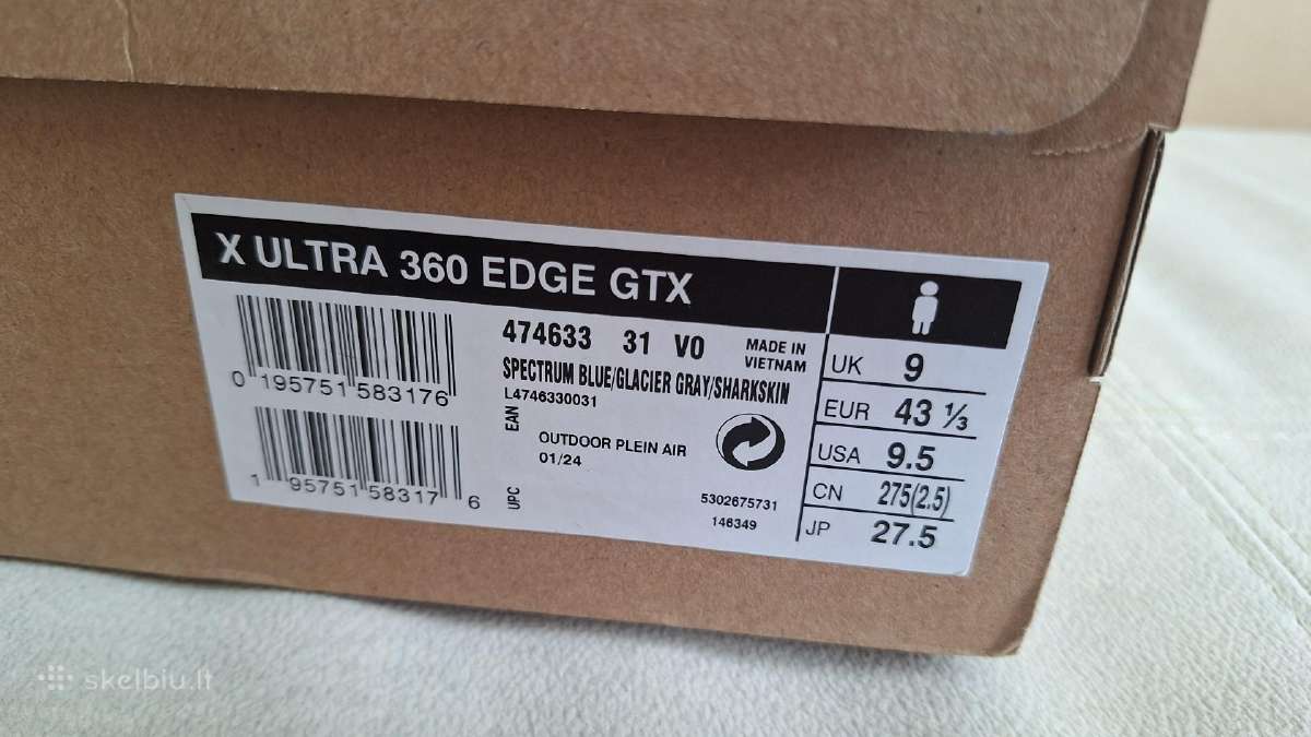 Salomon X ultra 360 edge gtx žygių batai - nuotraukos Nr. 7