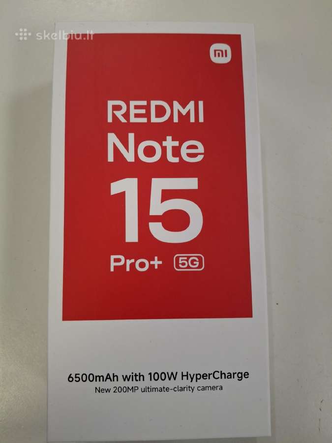 Pigiai Naujas Redmi Note 15 Pro Plius