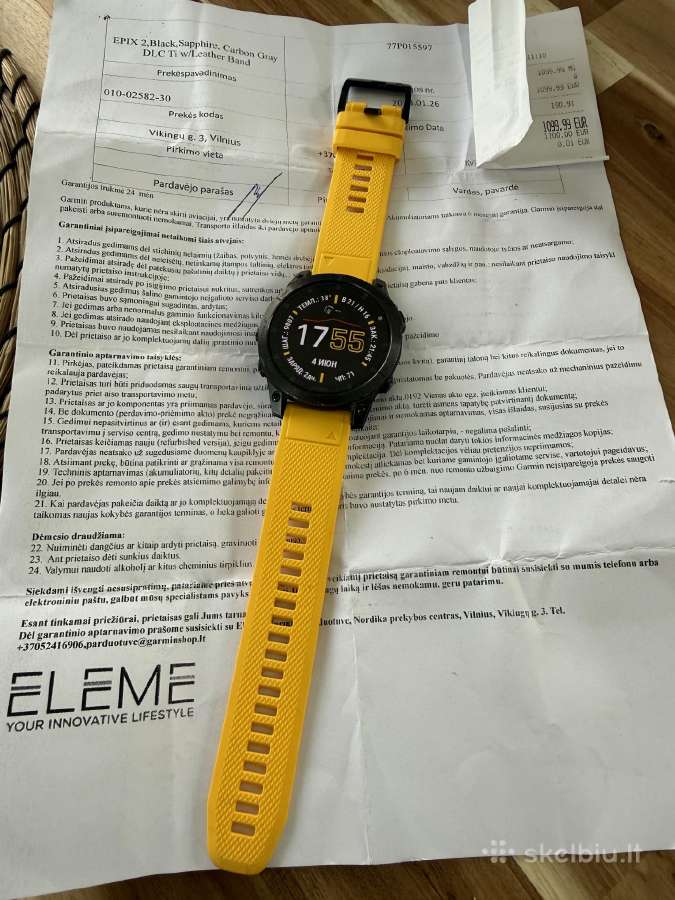 Garmin Epix 2 laikrodis