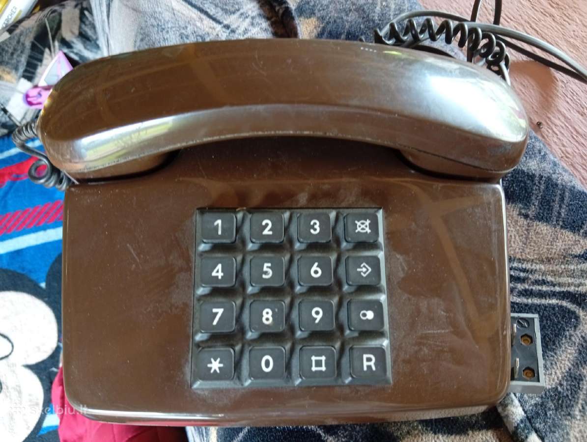 Vintažinis Deutsche Post Bp01 mygtukinis telefonas