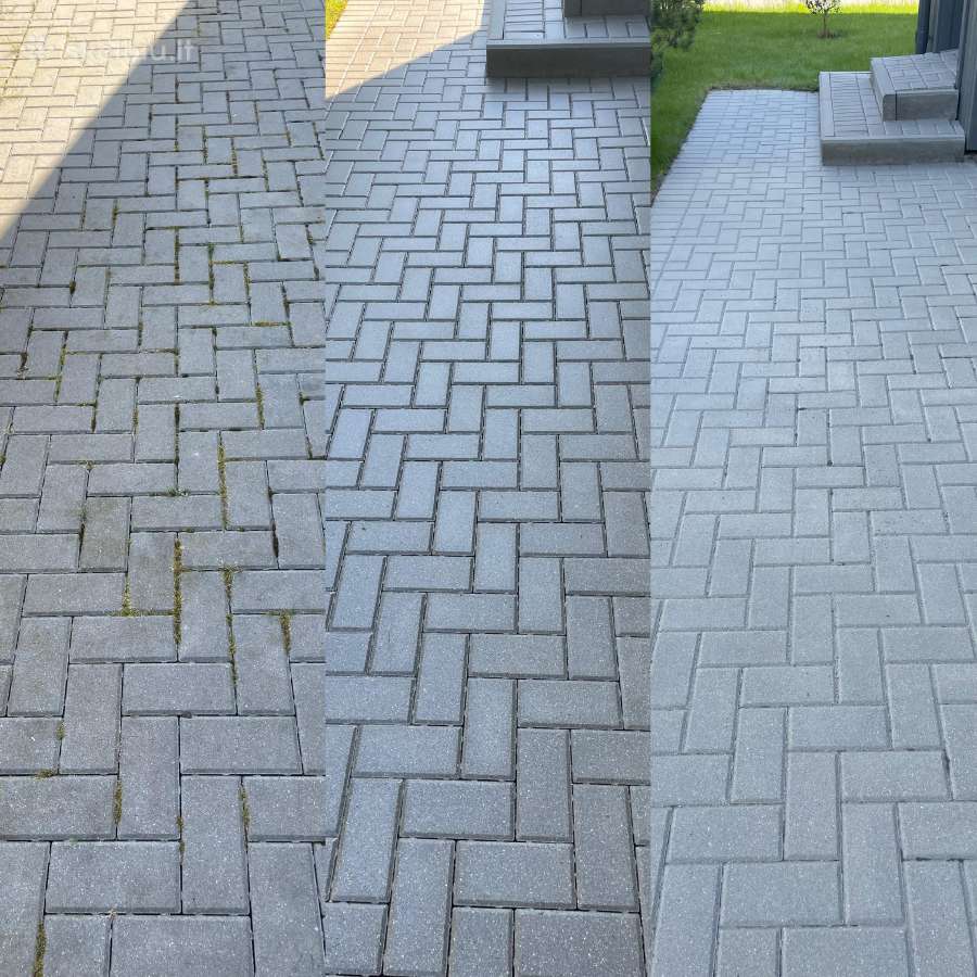 Profesionalus trinkelių, fasadų ir stogų plovimas - nuotraukos Nr. 4