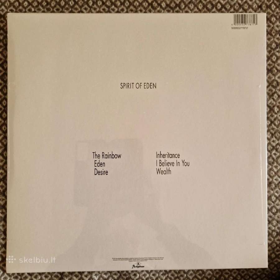 Talk Talk – Spirit Of Eden / Vinyl Lp + Dvd - nuotraukos Nr. 2
