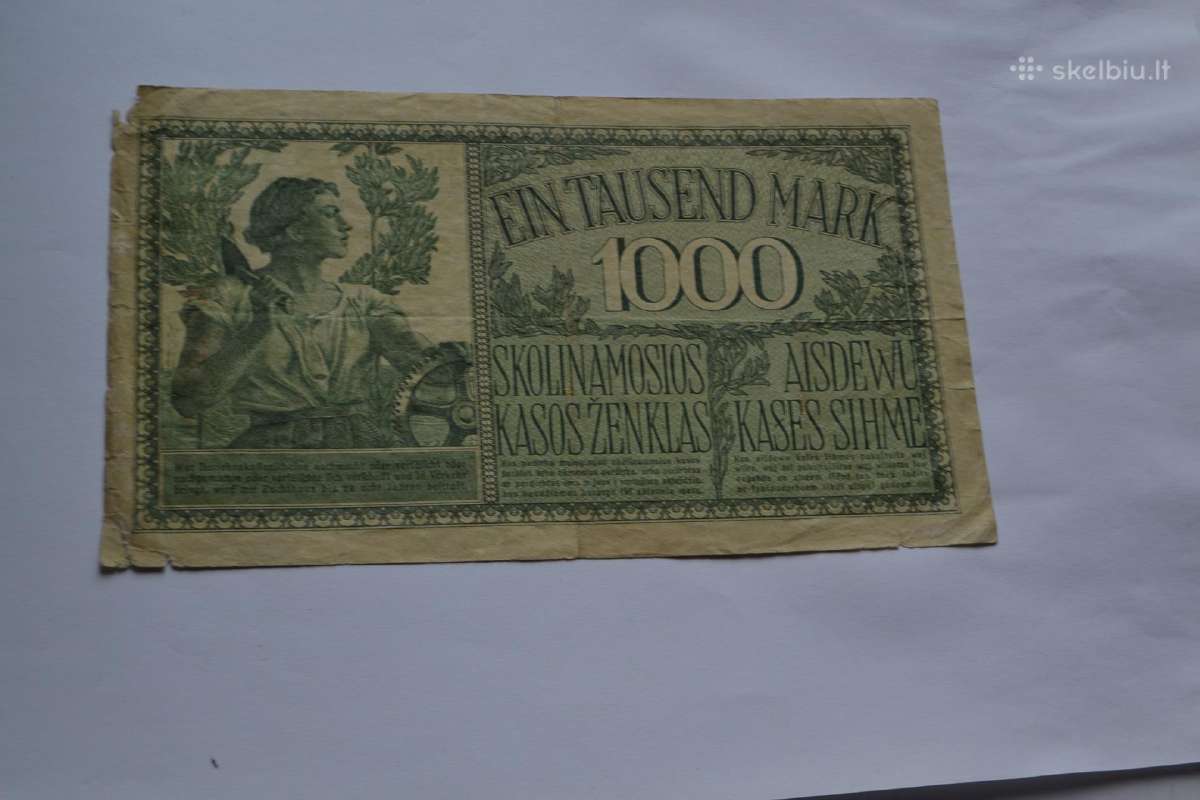 1918 m. 1000 Ost Markiu Kaunas - nuotraukos Nr. 2