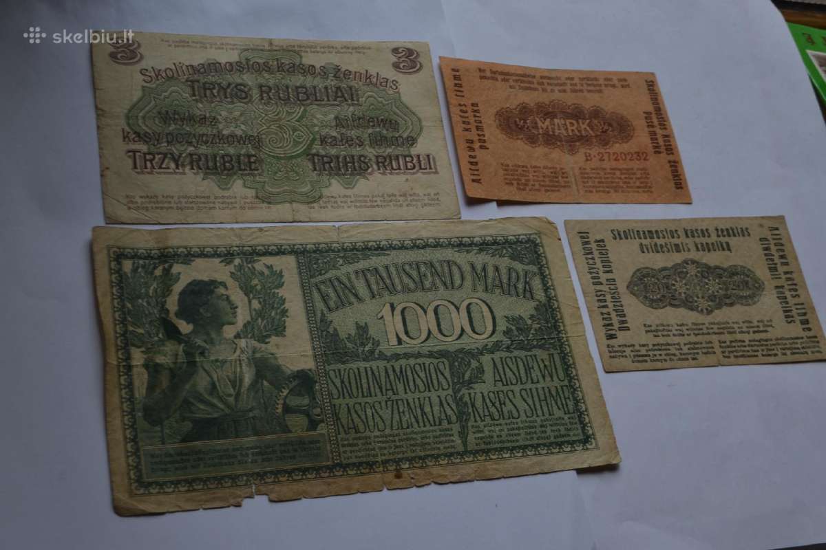 1916-1918 m.markes ir rubliai - nuotraukos Nr. 2