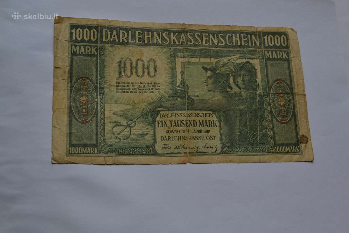 1918 m. 1000 Ost Markiu Kaunas