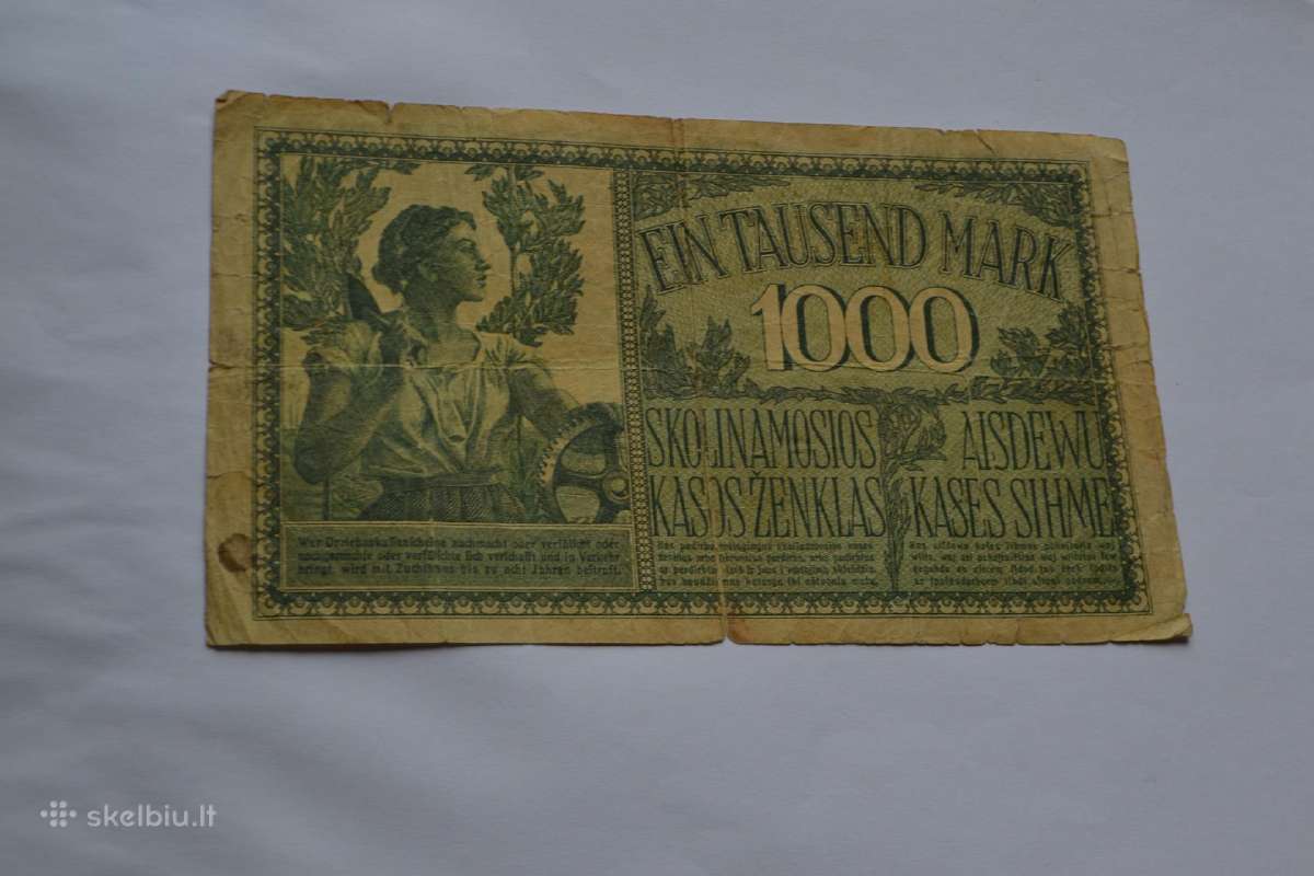 1918 m. 1000 Ost Markiu Kaunas - nuotraukos Nr. 2