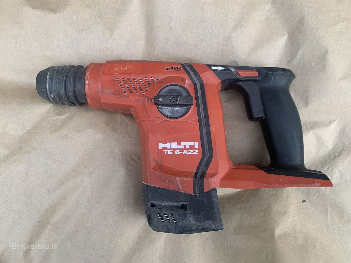 Hilti suktukas, akumuliatoriai, įkrovikliai