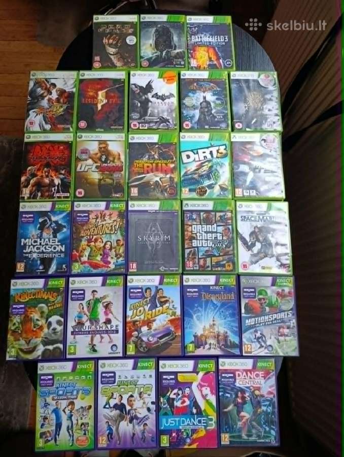 Naudoti Xbox 360 originalus žaidimai