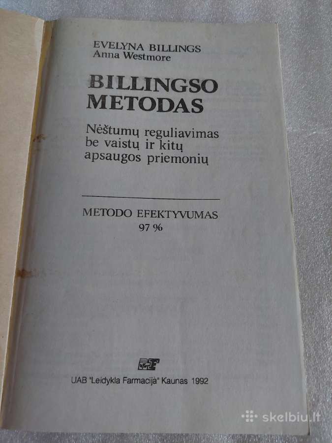 Billingso metodas - nuotraukos Nr. 2