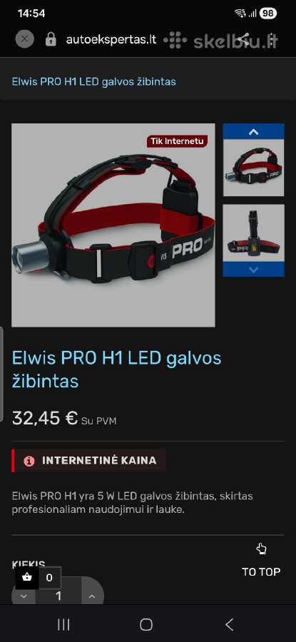 Galvos zibintas