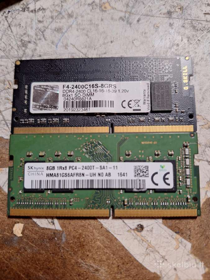 Sodimm ddr4 RAM 2x8gb , 3x4gb - nuotraukos Nr. 3