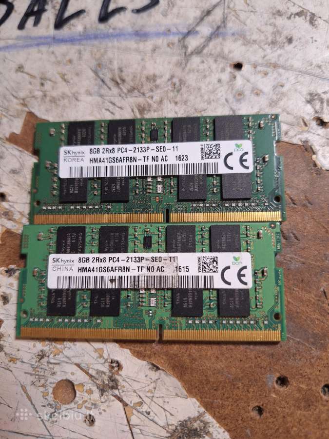 Sodimm ddr4 RAM 2x8gb , 3x4gb - nuotraukos Nr. 5