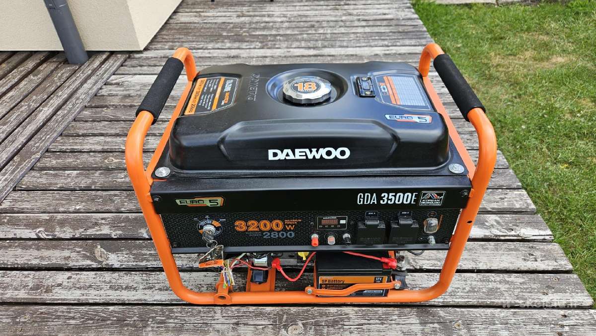Benzininis elektros generatorius Daewoo 3,2kw