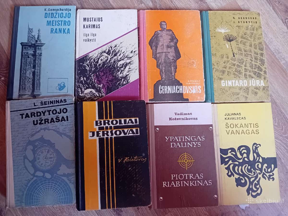 Parduodamos knygos