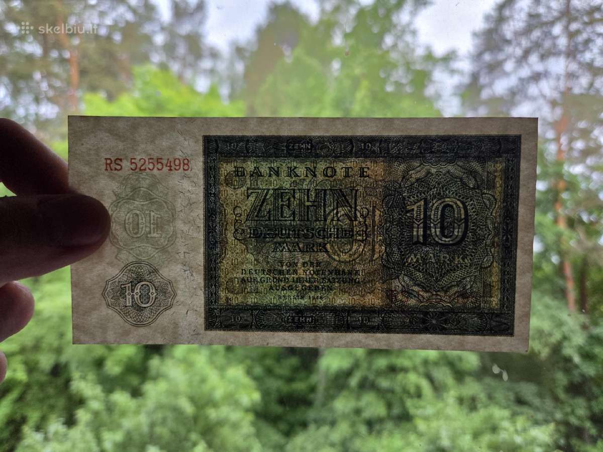 10 mark 1948 Ddr Vokietija - unc - nuotraukos Nr. 3